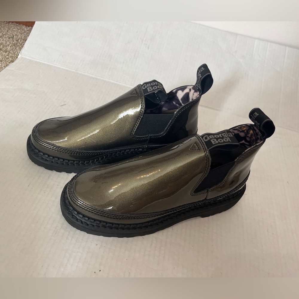 Georgia Boot Co Romeo Sparkling Gold Size 8.5 NEW